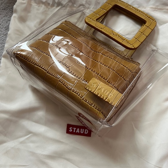 STAUD Mini Shirley PVC bag with pouch - Picture 2 of 11
